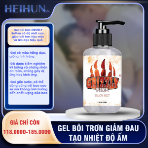 Gel bôi trơn giảm đau tạo nhiệt độ ấm