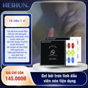 Gel bôi trơn tinh dầu viên nén tiện dụng