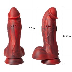 Dương vật giả silicone dày, có chức năng