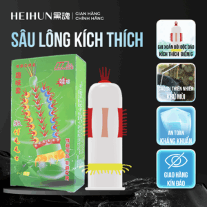 Bao Cao Su Sâu Lông Kích Thích Mengze – Lông Tua Massage Toàn Diện