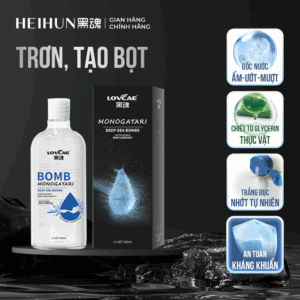 Gel Bôi Siêu Trơn HEIHUN Lovcae Tạo Bọt - Chai 300ML