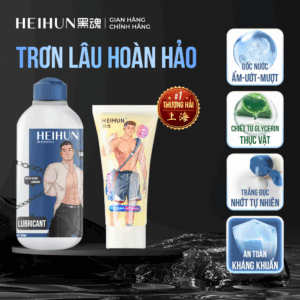 Gel Bôi Trơn HEIHUN Trắng Đục Tự Nhiên, Ẩm Mượt, An Toàn - 200ML + 400ML
