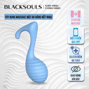 Sextoy Nữ BLACKSOULS MUSIC BEAT – Nốt Nhạc Rung Sâu, Kích Thích Cực Mạnh