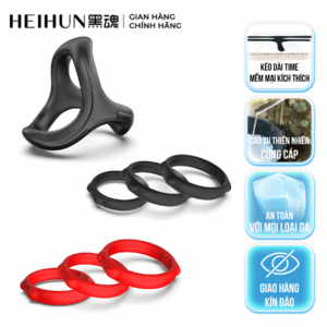 Vòng Đeo Dương Vật HEIHUN Combo Series 2 – Kéo Dài Cuộc Yêu, 3 Size Co Giãn, 1 Vòng Đa Năng, Giao Kín Đáo