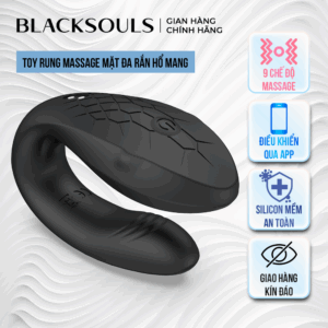 Sextoy nữ BLACKSOULS – Rung điểm G, kích Clitoris, thăng hoa không giới hạn