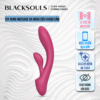 Sextoy Nữ Rung Đầu Kép – BLACKSOULS Pink Pulse, Đạt Đỉnh Trong 1 Phút