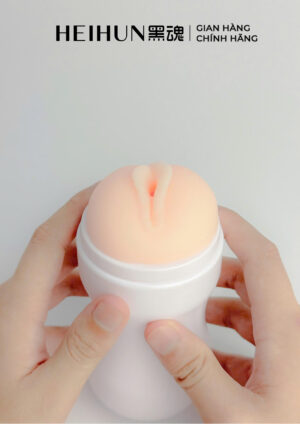 Cốc Thủ Dâm HEIHUN 17cm Silicon Cao Cấp Chính Hãng – Chân Thật Như Thật + Quà Tặng Gel 60ml
