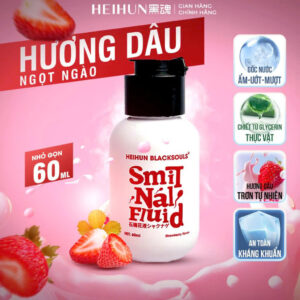 Gel Bôi Trơn HEIHUN 60ml – Hương Dâu Ngọt Ngào, Gốc Nước Siêu Trơn Mượt, An Toàn