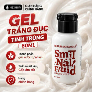 Gel Bôi Trơn HEIHUN Trắng Đục Dạng Tinh Trùng 60ml – Gốc NướcTrơn Lâu, Ẩm Mượt, Hỗ Trợ Giảm Khô Rát, Dễ Vệ Sinh
