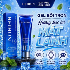 Gel Bôi Trơn Bạc Hà HEIHUN 100ML–Mát Lạnh, Siêu Trơn, Cấp Ẩm Dịu Nhẹ–Trải Nghiệm Êm Mượt -Chính Hãng